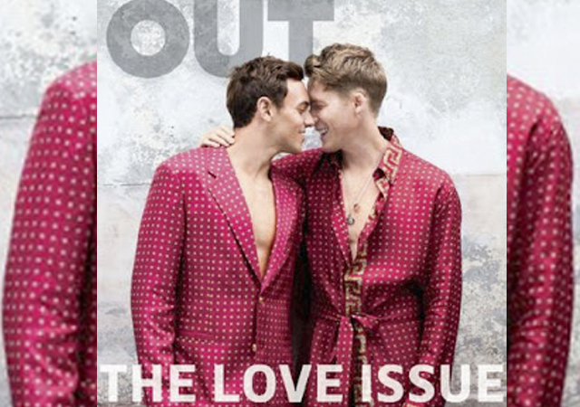 Tom Daley y Dustin Lance Black se besan en la portada de 'OUT'
