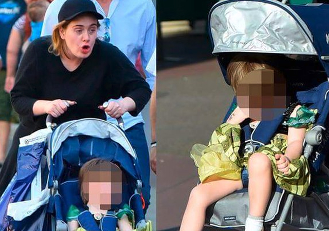 Adele disfraza a su hijo de Princesa Anna de 'Frozen'