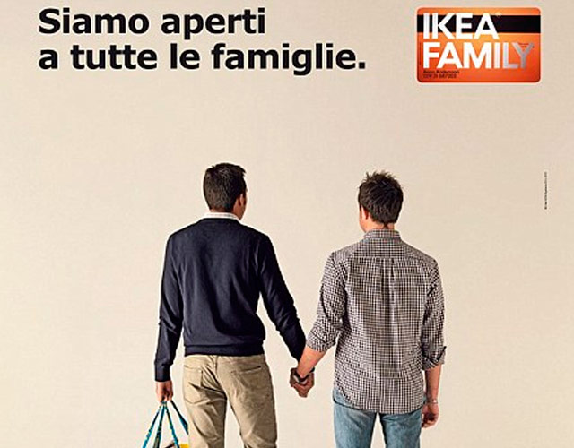 La respuesta de Ikea a la manifestación homófoba de Italia