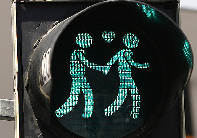 Una ciudad austríaca recupera las luces gays en sus semáforos
