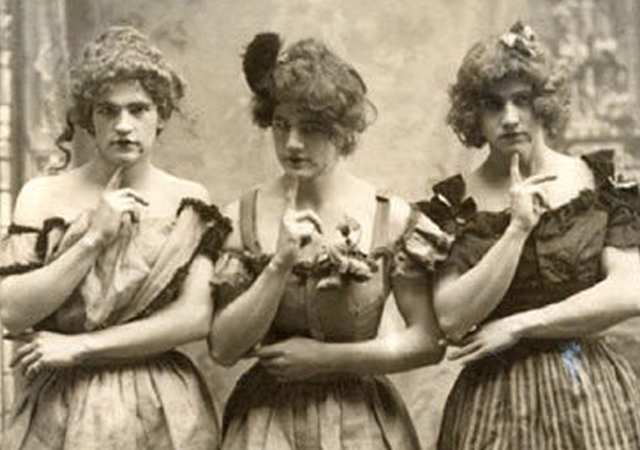 Así eran las drag queens en la época victoriana