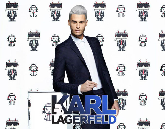Baptiste Giabiconi, guapísimo en la nueva campaña de Karl Lagerfeld