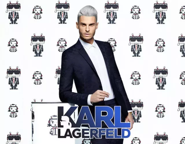 Baptiste Giabiconi Karl Lagerfeld
