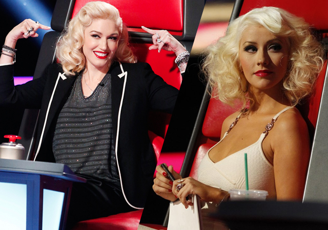 Christina Aguilera no soporta a Gwen Stefani en 'The Voice'