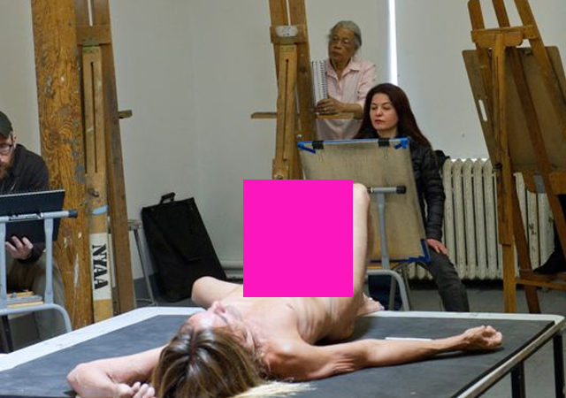 Iggy Pop, desnudo en una clase de pintura