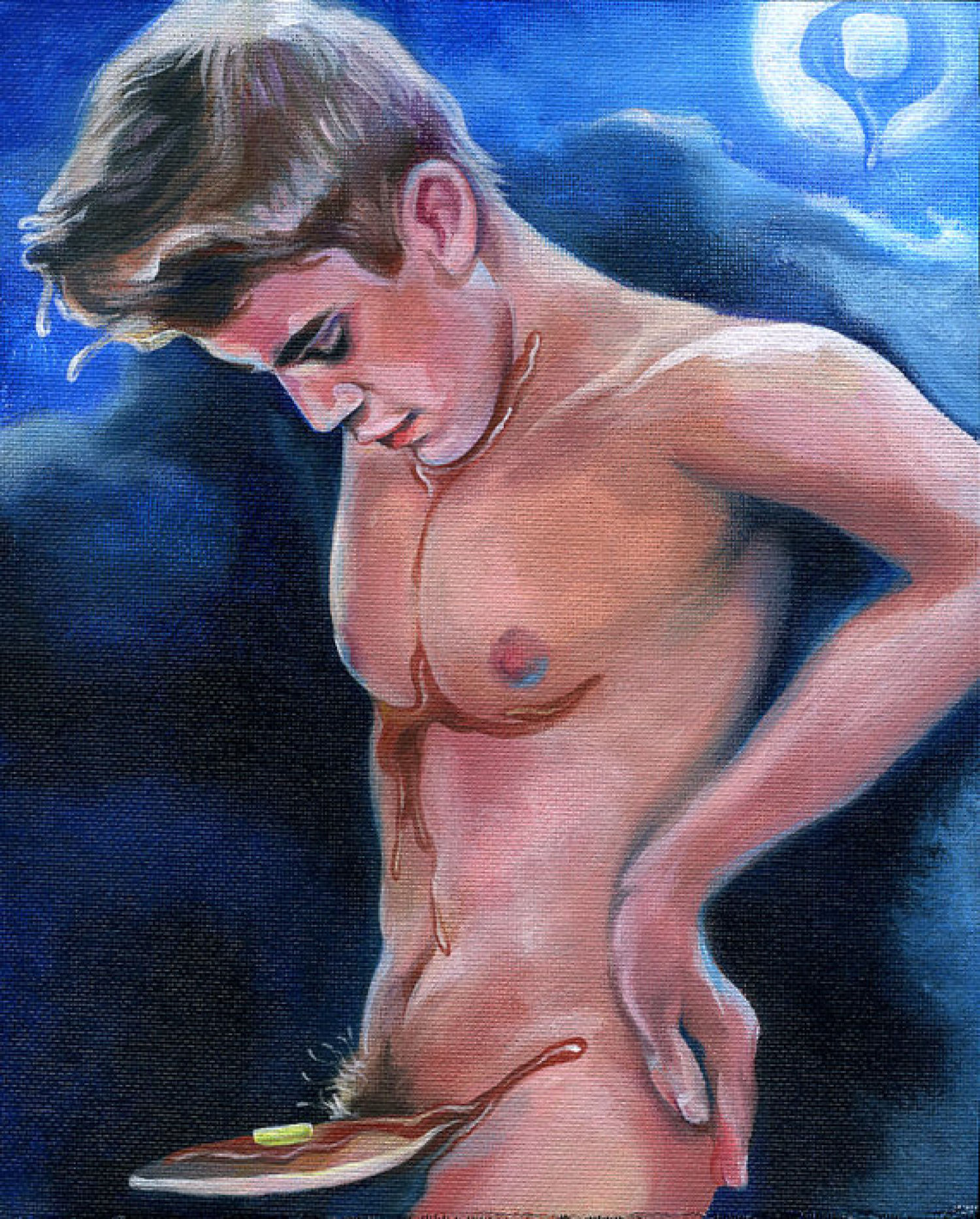 Justin Bieber desnudo cuadro
