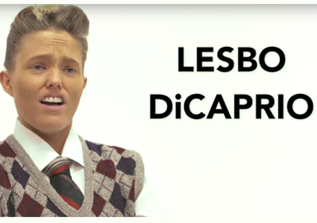 La doble lesbiana de Leonardo DiCaprio recrea sus películas