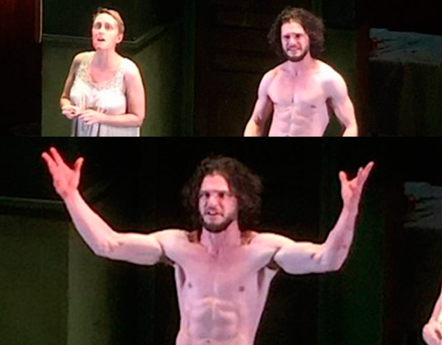 Kit Harington desnudo teatro