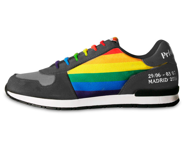 Pride shoes, las zapatillas oficiales del Orgullo Gay de Madrid 2016