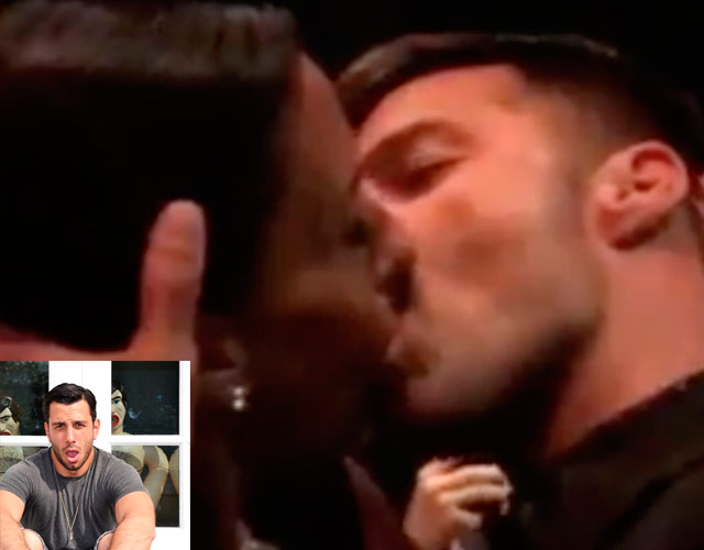 Ricky Martin besa a una mujer por 90.000 $