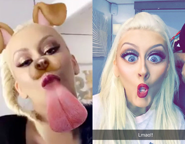 Christina Aguilera se une a Snapchat