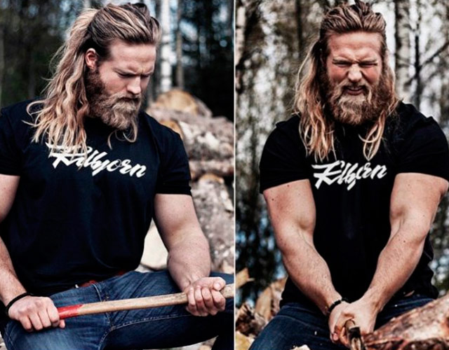 Lasse Matberg desnudo, el rey vikingo de Instagram