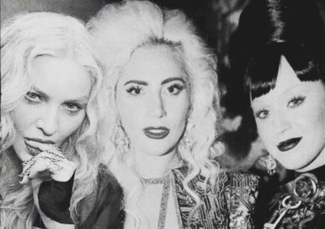 Madonna hace un montaje con una foto de Lady Gaga y Katy Perry