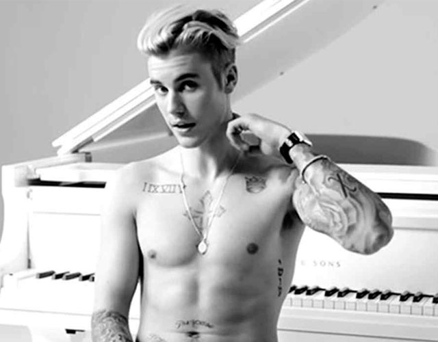 Justin Bieber desnudo tatuajes