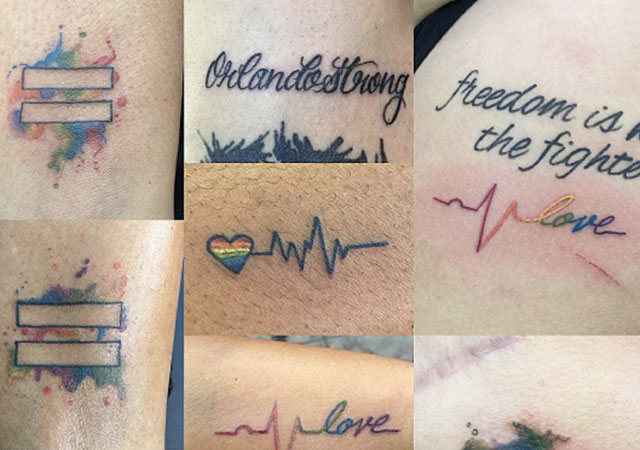 Los tatuajes en homenaje a las víctimas de Orlando