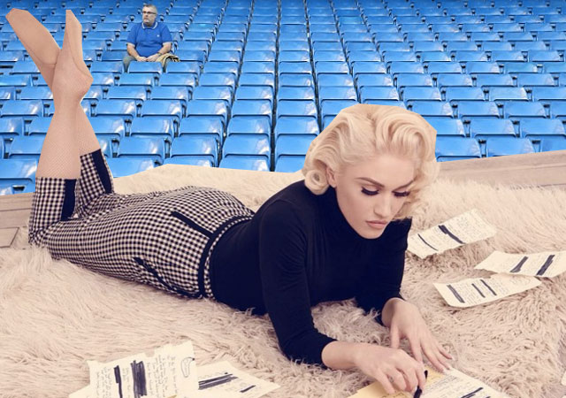 Gwen Stefani actúa ante un estadio casi vacío en su primer concierto