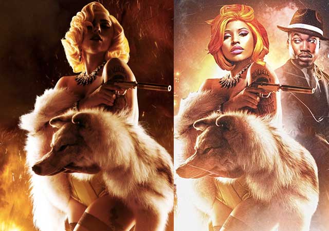 Nicki Minaj plagia a Lady Gaga en su nueva mixtape