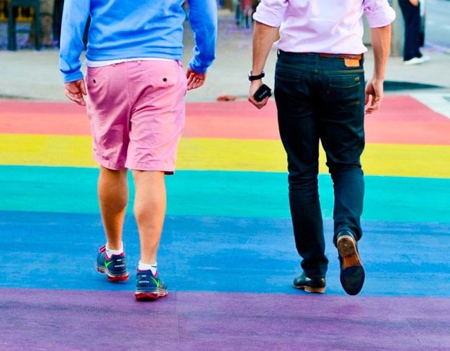 Paso de peatones LGBT