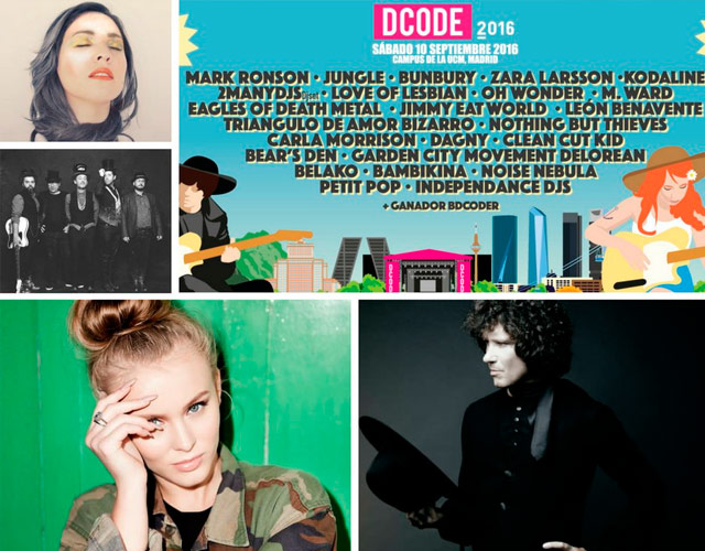 Sorteamos 3 entradas dobles para el DCODE 2016 solo por elegir a tu artista favorito