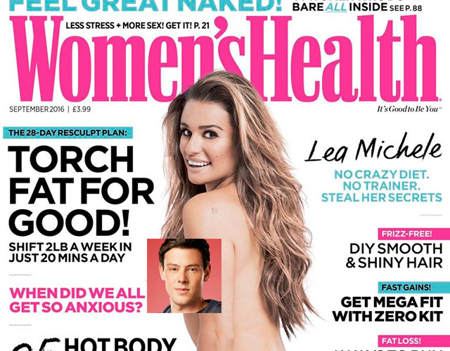 Lea Michele desnuda muestra sus tatuajes dedicados a Cory Monteith