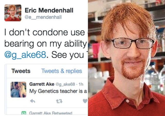 Un profesor de universidad responde por Twitter a un alumno homófobo
