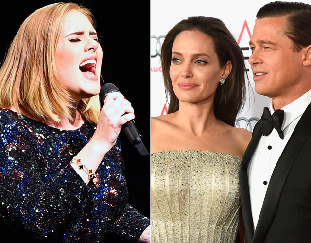 Adele dedica un concierto a Brad Pitt y Angelina Jolie por su divorcio