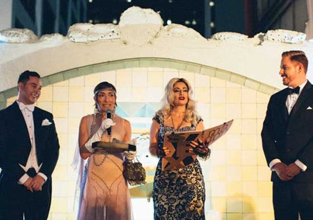 La boda gay con temática 'American Horror Story' que arrasa en la red