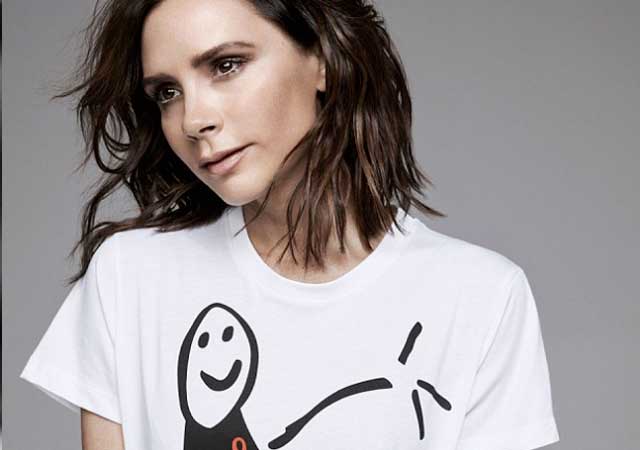 La hija de Victoria Beckham diseña una camiseta contra el SIDA