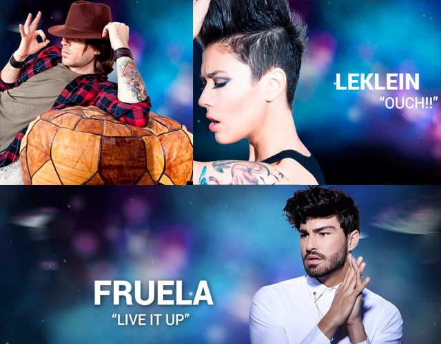 LeKlein, Fruela y Javián, finalistas del Eurocasting de Eurovisión