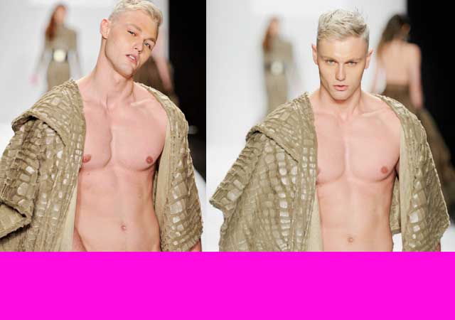 Las fotos del modelo Laurent Marchand desnudo completamente
