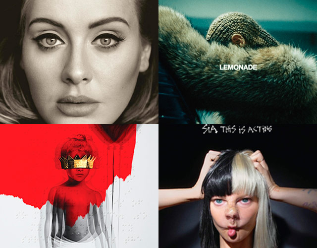 Los discos más vendidos de 2016 en todo el mundo