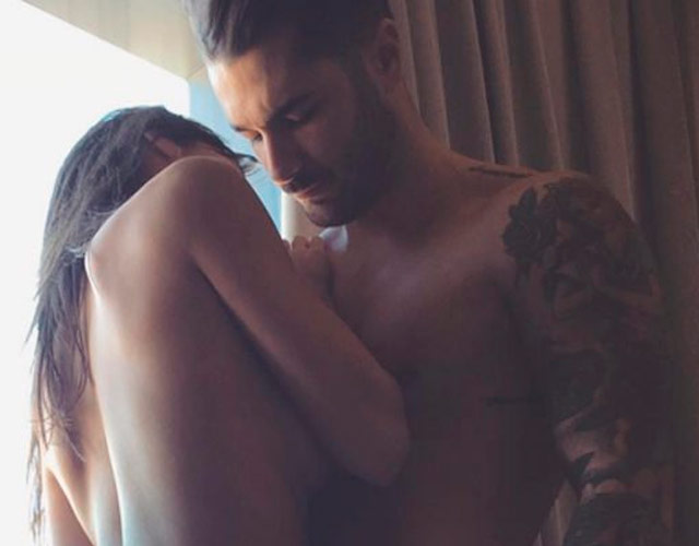 Hugo Paz desnudo con Sofía en Instagram