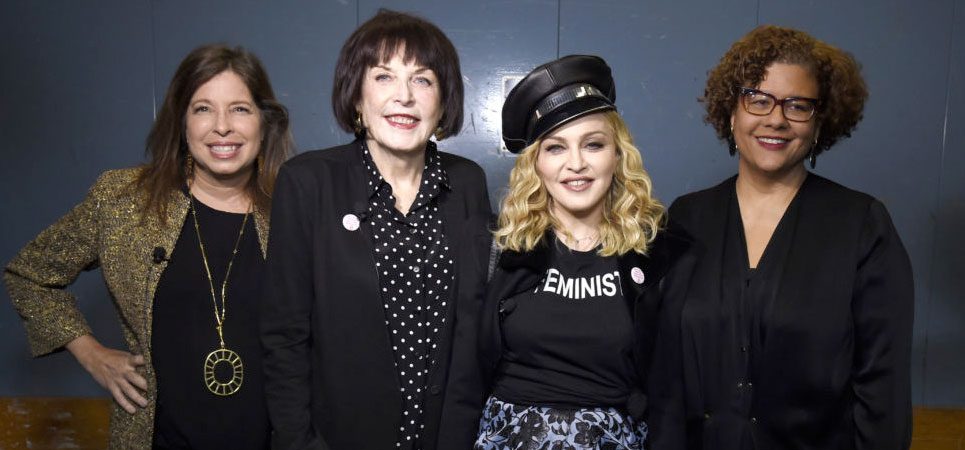 Madonna da una charla sobre feminismo con una reconocida artista neoyorkina