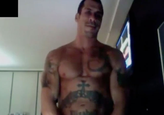 Danny Wood de New Kids On The Block, desnudo masturbándose en la webcam