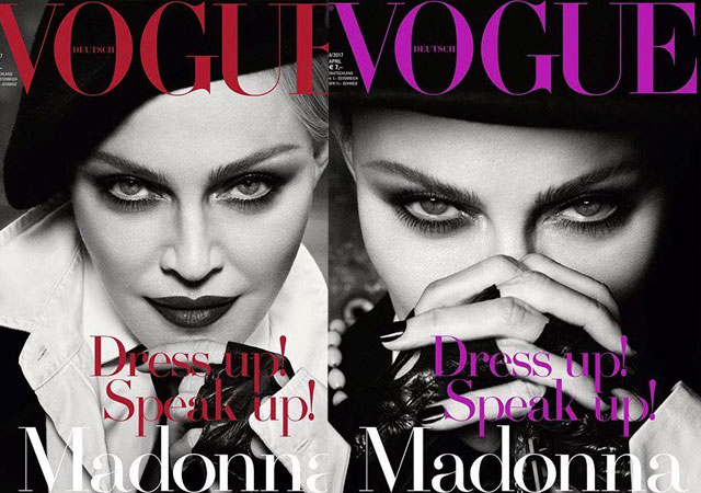 Madonna protagoniza tres portadas de 'Vogue Alemania'