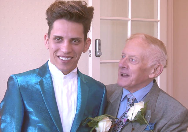La boda gay entre un cura de 78 años y un modelo de 24