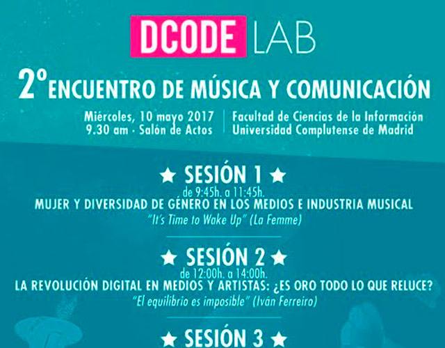 DCODE LAB celebra su 2º encuentro de música y comunicación