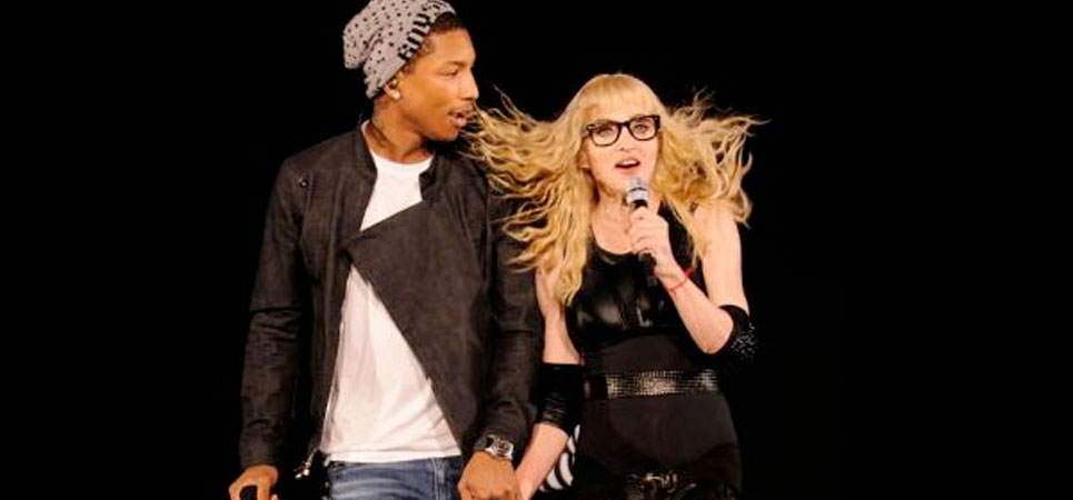 Madonna colaborará con Pharrell Williams en su nuevo disco