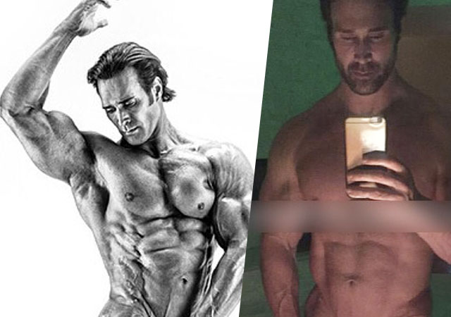 El Mr Universo Mike O'Hearn, desnudo en su pillada más íntima