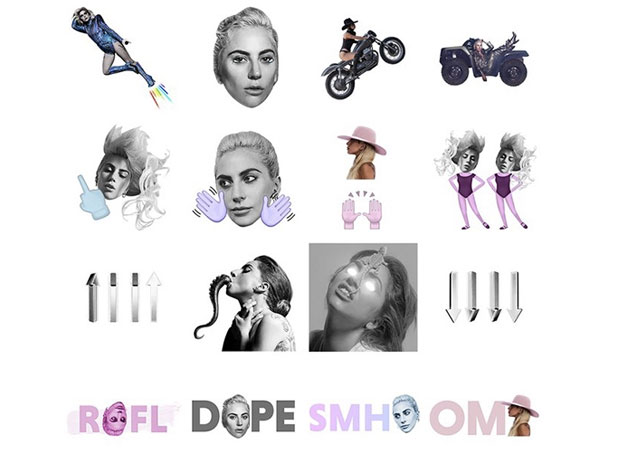 Lady Gaga lanza sus propios emojis 'GAGAMOJI'