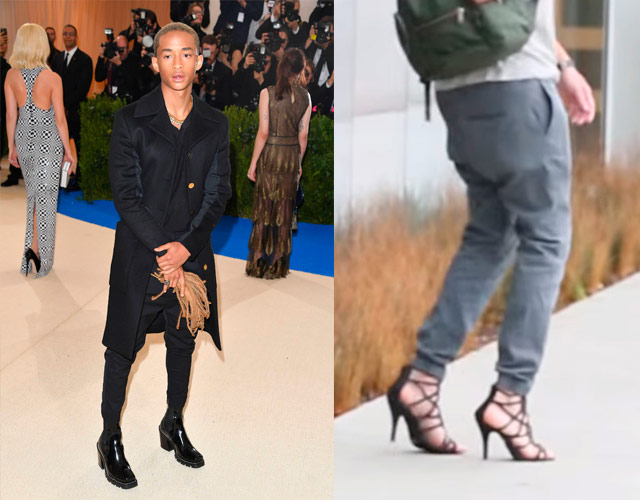 Hombres con tacones, ¿lo pondrá de moda Jaden Smith?