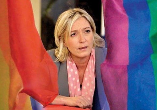 Una tercera parte de los gays han votado a Marine Le Pen
