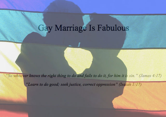 Un adolescente escribe un libro de 127 páginas llamado 'El matrimonio gay es fabuloso'