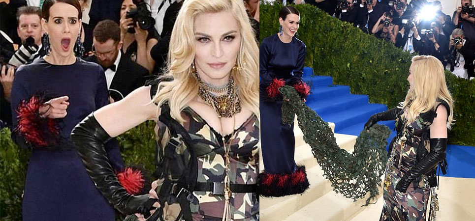 Madonna vuelve al look 'American Life' en la MET Gala 2017