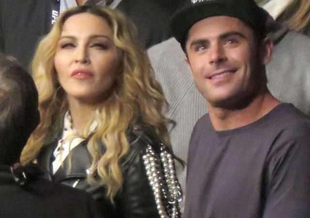 Zac Efron confirma que mantuvo relaciones con Madonna