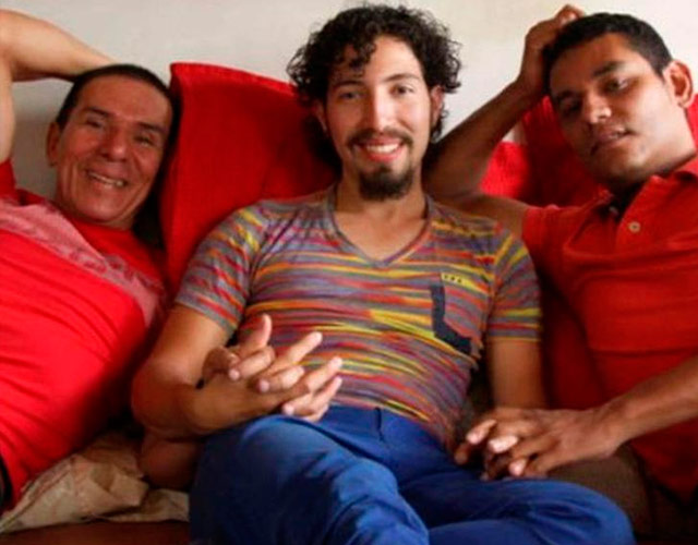 La boda gay de 3 hombres en Colombia