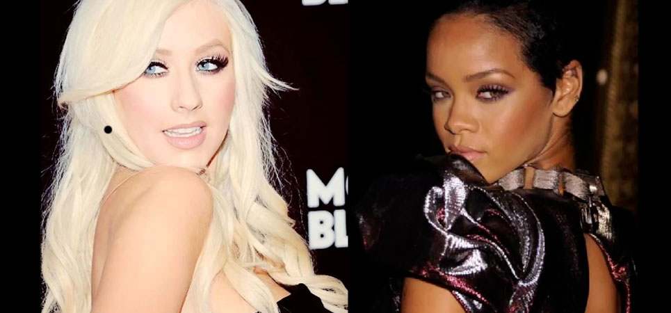 Rihanna da a entender que quiere colaborar con Christina Aguilera en su nuevo disco