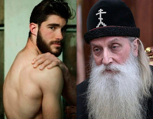 Un cura ruso dice que "las barbas te protegen de ser gay"