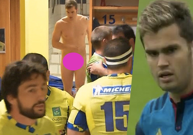 La televisión caza al futbolista Damian Penaud completamente desnudo