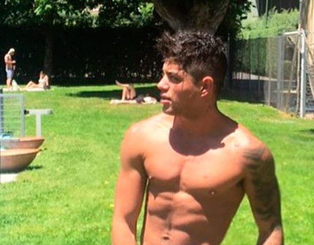 David Lafuente de Auryn desnudo en Instagram